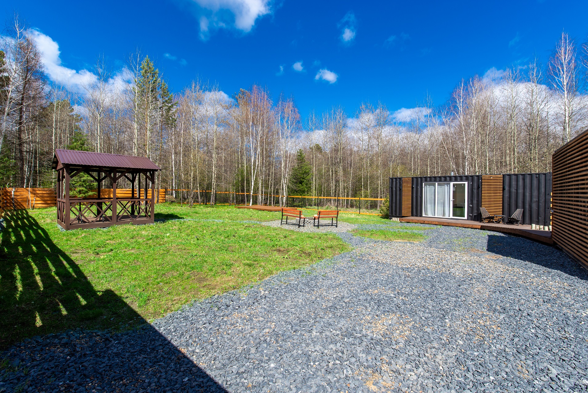 Аренда домиков у леса в Томске с панорамными окнами и красивыми видами